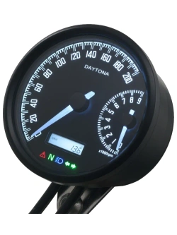 Prędkościomierz cyfrowy Daytona Velona-W z białym podświetleniem Led [200 km/h]