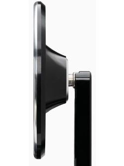 Lusterko motocyklowe uniwersalne Motogadget Mo.view Classic Flip aluminiowe, czarne [długość ramienia: 72 mm]