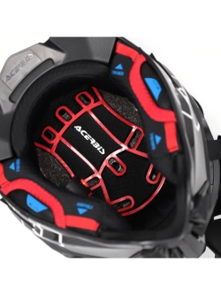 Kask enduro Acerbis Airstrike-C czarno-biały