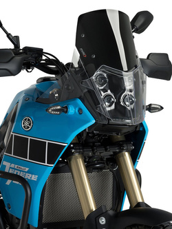 Szyba sportowa PUIG Yamaha Tenere 700 (19-), Rally Edition (21-), World Raid (22-), Explore/Extreme Edition (23-) czarna