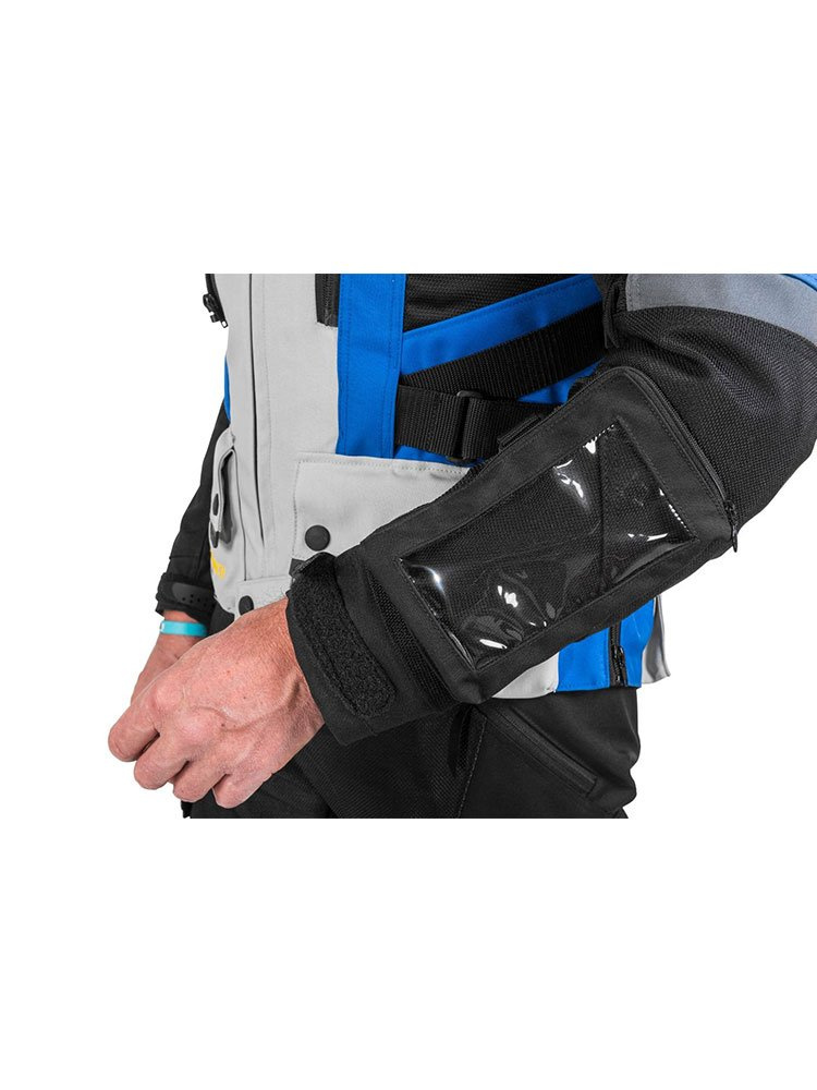 Kurtka motocyklowa tekstylna Touratech Companero Summer Traveller niebieska