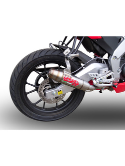 Pełny układ wydechowy G.P.R Deeptone Inox [Stainless Steel] - Aprilia RS 4 125 [11-16]
