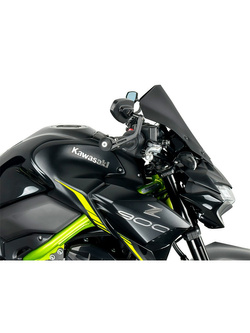 Szyba motocyklowa WRS Touring Kawasaki Z 900 (20-24) czarna matowa