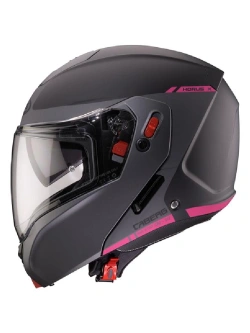 Kask szczękowy Caberg Horus X Ray szaro-czarno-różowy matowy