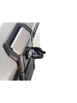 Kufer centralny aluminiowy SHAD TR55 Terra srebrny + aluminiowa płyta montażowa [pojemność: 55 l]