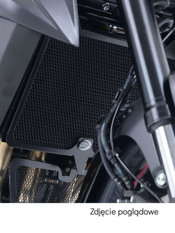 Osłona chłodnicy R&G aluminiowa do Suzuki GSR 750 (11-17)/ GSX-S750 (17-24) szara