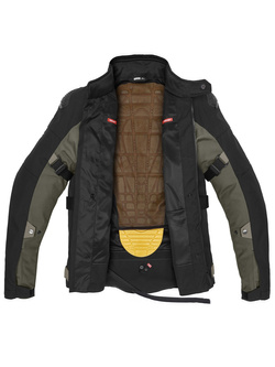 Kurtka motocyklowa tekstylna Spidi RW H2Out czarno-szaro-zielona