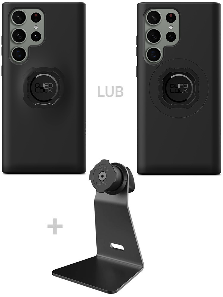 Zestaw na biurko: etui na telefon Samsung Galaxy S23 Ultra + uchwyt Quad Lock