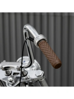 Manetki motocyklowe Biltwell Torker TPV do kierownic o średnicy 25.4 [mm] brązowe