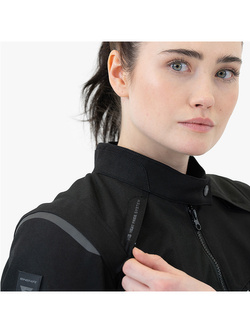Kurtka motocyklowa damska tekstylna Shima Rush 2.0 czarno-fluo