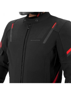 Kurtka motocyklowa tekstylna Shima Rush 3.0 czarno-czerwona