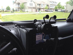 Uchwyt X-Grip RAM montowany do ramy kierownicy