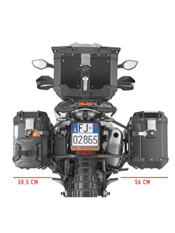 Stelaż kufrów bocznych Monokey Cam-Side GIVI PL One-Fit KTM 890 SMT (23-25)/ 790/ 890 Adventure (23-)