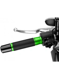 Manetki PUIG 3553 Hi-Tech Ascent do kierownic o średnicy 22 [mm] zielone