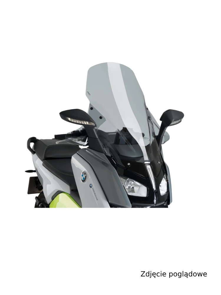 Szyba do skutera turystyczna PUIG V-Tech BMW C Evolution (14-20) przeźroczysta