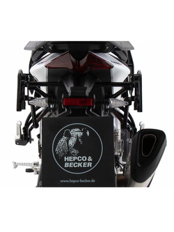 Stelaż pod sakwy motocyklowe Hepco&Becker C-Bow Aprilia Tuono V4 (21-24) czarny