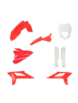 Pełny zestaw plastików Acerbis wybrane modele Beta biało-czerwony