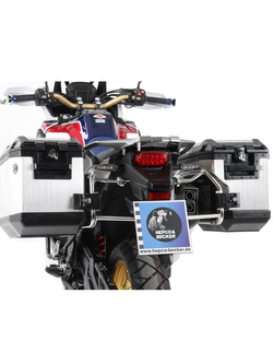 Zestaw: kufry boczne + stelaże Hepco&Becker Xplorer Cutout Honda CRF 1000 Africa Twin (18-19)