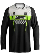 Bluza enduro Leatt Moto 4.5 Lite Speed czarno-szara-fluo