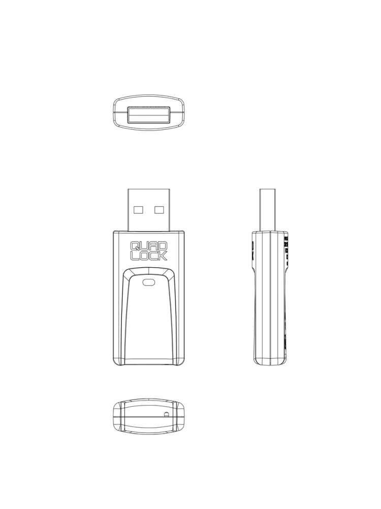 Bezprzewodowy adapter Quad Lock CarPlay/Android Auto