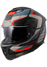 Kask integralny LS2 FF808 Stream II Road czarno-niebiesko-szary matowy