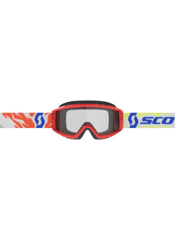 Gogle motocyklowe dziecięce Scott Primal czerwone