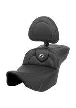 Kanapa motocyklowa dla kierowcy i pasażera z oparciem Saddlemen Roadsofa CF Extended Reach Harley Davidson Road Glide/ Street Glide (wybrane modele) (23-)