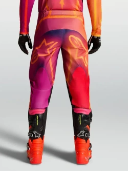 Spodnie cross Alpinestars MX Fluid Kepler pomarańczowo-fioletowe
