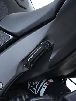 Mocowanie wydechu z zaślepką podnóżka R&G do Kawasaki ZX-10 R (11-)/ ZX-10 RR (21-) czarne