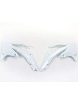 Osłony chłodnicy UFO do Hondy CRF 250R (10-13), CRF 450R (09-12) białe