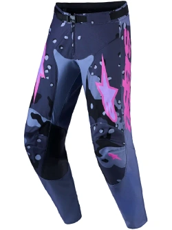Spodnie cross Alpinestars MX Racer Lone szaro-fioletowe