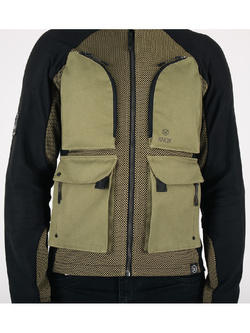 Koszula z ochraniaczami Knox Tor DUO czarno-zielona