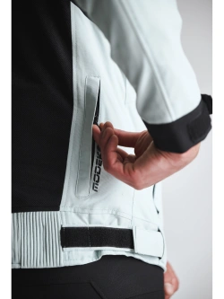 Kurtka motocyklowa tekstylna Modeka Khao Air II czarno-popielata