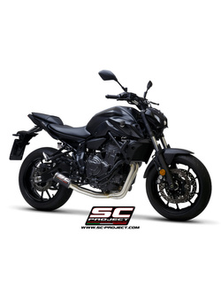 Pełny układ wydechowy 2-1, SC-Project CR-T Carbon + Titanium - Yamaha MT-07 [21]