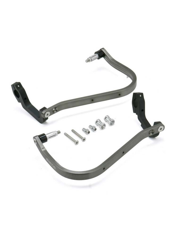 Handguardy Zeta Honda CRF250L/ CRF300L / RALLY (21-) aluminiowe, szare
