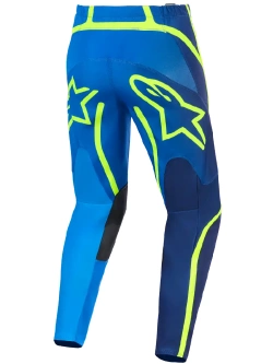 Spodnie cross Alpinestars MX Fluid Apex czarno-niebieskie-fluo