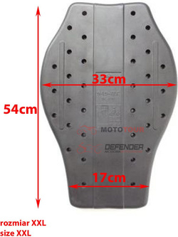 Ochraniacz pleców SAS-TEC SC 1/15 1/15 XL 1/15XXLL - level 2 X-Factor