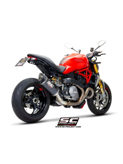 Tłumik SC-Project SC1-R Carbon / Titanium (Slip on) - Ducati Monster 1200 / S / R [17-21]