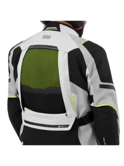 Kurtka motocyklowa tekstylna Shima Hero 3.0 G2 szaro-fluo żółta