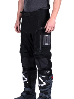 Spodnie motocyklowe tekstylne Leatt Flowtour 5.5 Stealth czarne