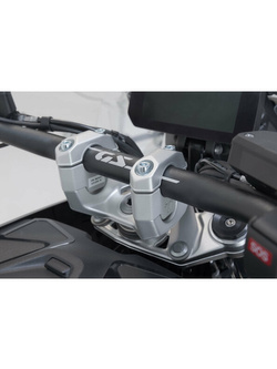 Zestaw podwyższający kierownicę SW-MOTECH BMW R 1300 GS ABS (24-)/ Adventure (24-) srebrny