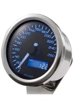 Prędkościomierz cyfrowy Daytona Velona60 z niebiskim podświetleniem Led, srebrny [260 km/h]
