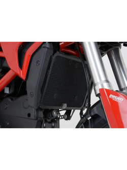 Osłona chłodnicy R&G aluminiowa do Ducati Hypermotard/Hyperstrada 821/939 (16-) czarna