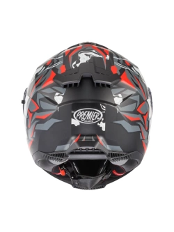 Kask integralny Premier Typhoon MO 92 BM czarno-czerwono-żółty