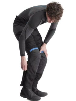 Spodnie motocyklowe tekstylne Dainese Super Adventure Absoluteshell czarno-niebieskie