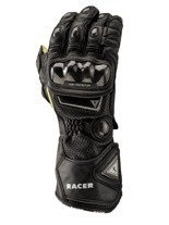 Rękawice motocyklowe damskie Racer High Racer czarne