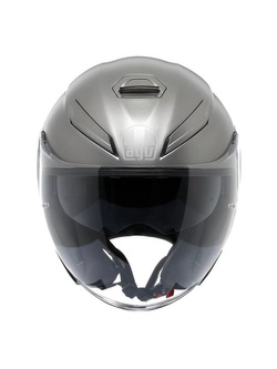 Kask otwarty AGV K-5 Jet Evo szary matowy