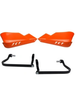 Osłony dłoni Barkbusters JET, pomarańczowe + zestaw montażowy BMW, Honda, KTM, Suzuki (wybrane modele)