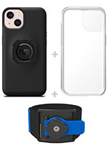 Zestaw do biegania: etui na telefon iPhone 13 + wodoodporny pokrowiec + opaska sportowa Quad Lock