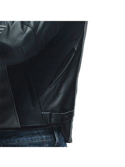 Kurtka motocyklowa skórzana Dainese Racing 4 szaro-czarna